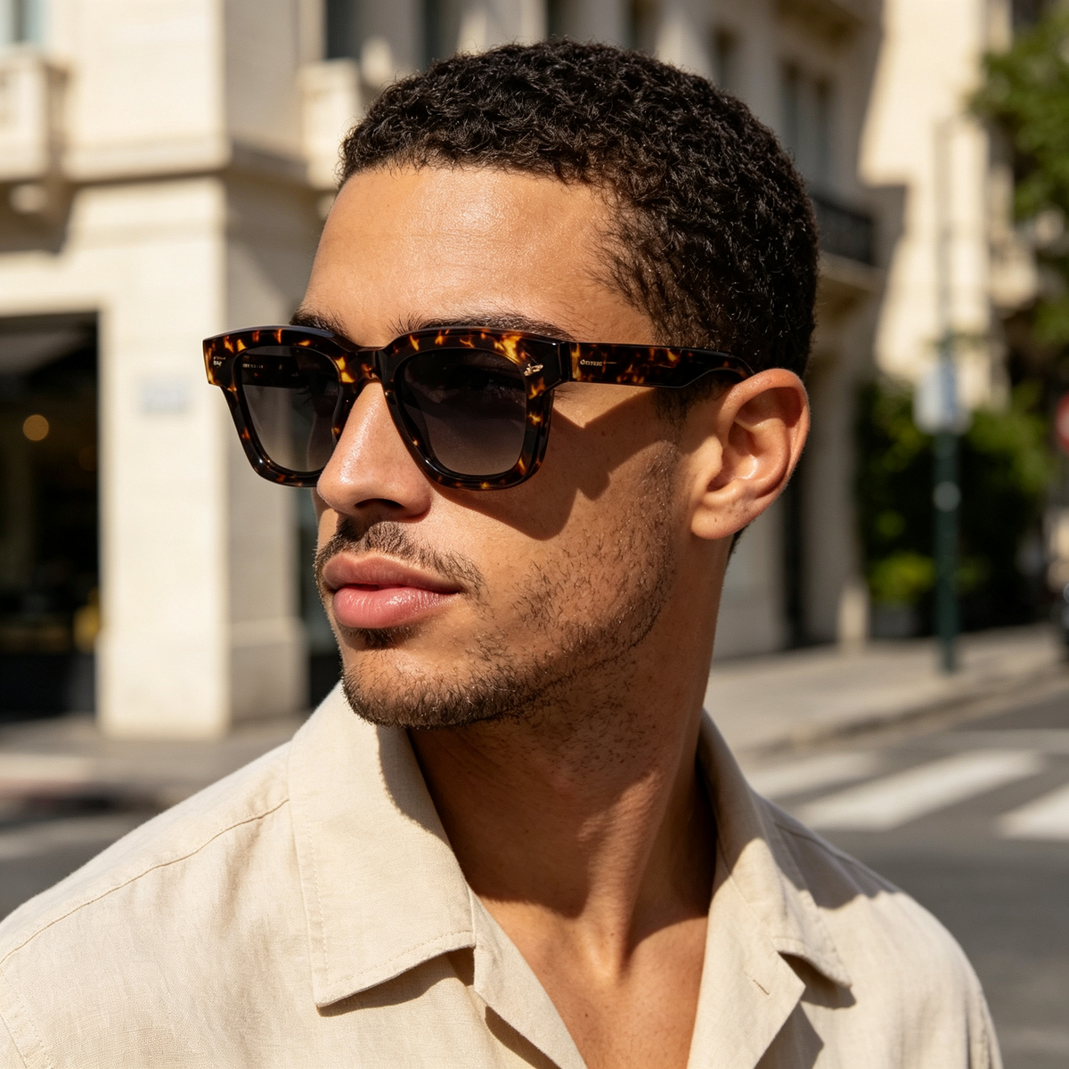 Tortoiseshell Square Sunglasses