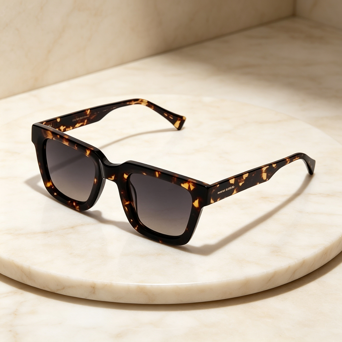 Tortoiseshell Square Sunglasses